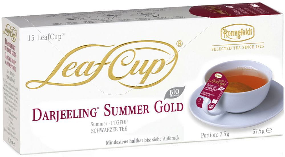 Ronnefeldt LeafCup Darjeeling Summer Gold - 15 porcií